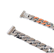 CHAIN LINKS PATCHES NECKLACE