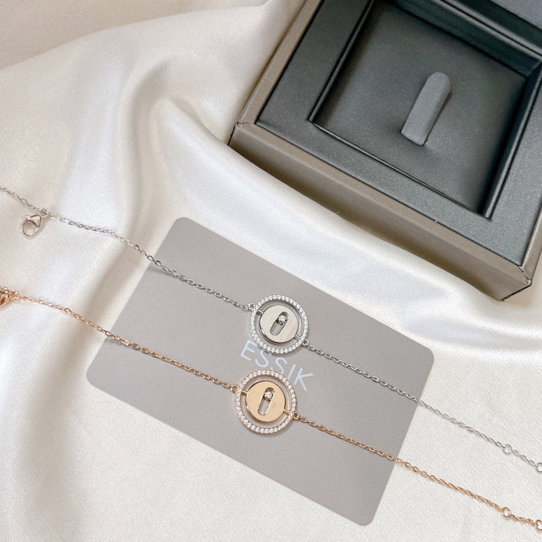 LUCKY MOVE PAVED DIAMOND BRACELET