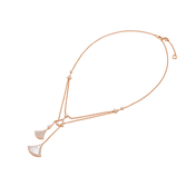 DREAM NECKLACE  3 MOTIF WHITE MOP DIAMOND