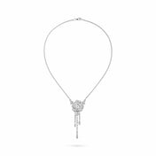 BOUTON DE NECKLACE SILVER DIAMOND