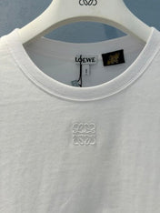 Loewe 25 Bear Embroidered High Waist Short T-shirt Cotton