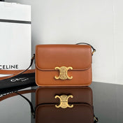 TRIOMPHE TEEN 18 CINNAMON BROWN COWHIDE