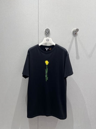 Loewe 25 Floral Round Neck Short-sleeved T-shirt Cotton