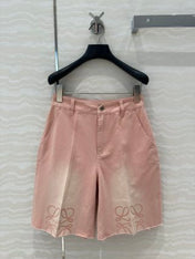 Loewe Denim Set Cotton Rough Peach