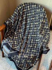 GUCCI 26S SCARF 135 IN CASHMERE AND SILK 307257