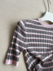 PRADA 26S SHORT-SLEEVE KNIT TOP 1103