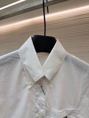PRADA 26S SHORT-SLEEVE BUTTON-DOWN SHIRT 1161