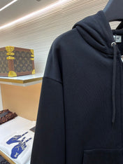 CELINE 26S SLEEVE ZIP-UP KNIT HOODIE 742