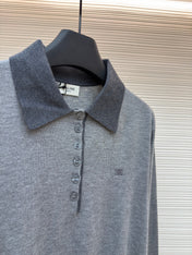 CELINE 26S COLLAR KNIT POLO 727