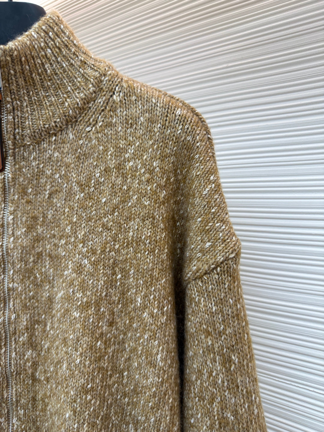 LOEWE 26S FULL-ZIP KNIT SWEATER 664
