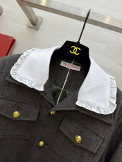 VALENTINO 26S PETER PAN COLLAR JACKET 129