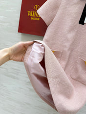 VALENTINO 26S SHORT-SLEEVE DRESS 440