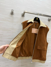 MIUMIU 26S ZIP-UP VEST 1600