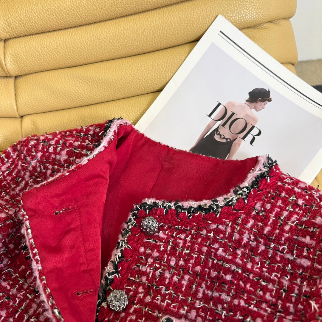 CHANEL 25S TWEED COAT 287