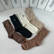 CELINE 26S CREW SOCKS 346604 (1 BOX)