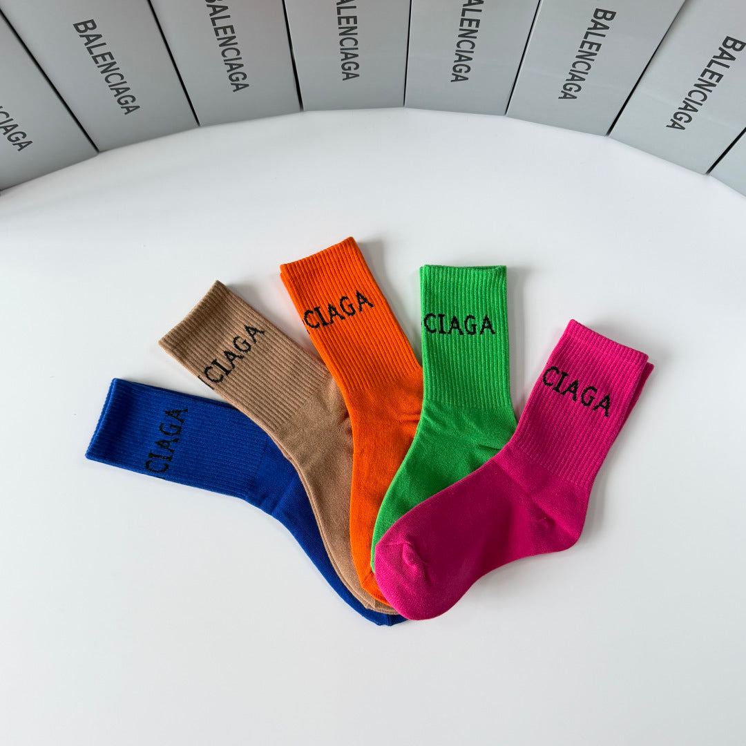 BALENCIAGA 26S CREW SOCKS 358579 (1 BOX)
