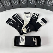 PRADA 26S CREW SOCKS 370239 (1 BOX)