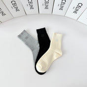 CELINE 26S CREW SOCKS 373797 (1 BOX)