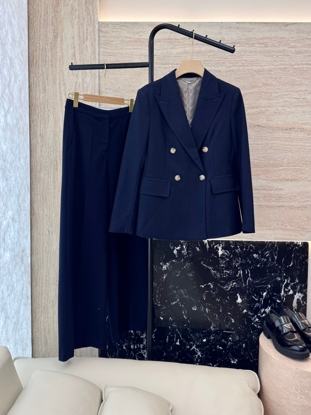 MAX MARA 25S SET VEST BLAZER 013
