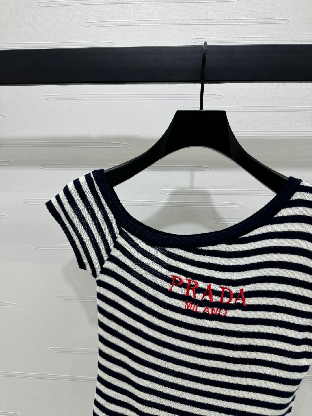 Prada 25 One-Shoulder Top Wool 233511