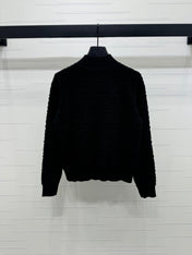 LV ZIP-UP LONG-SLEEVE KNIT CARDIGAN 274961