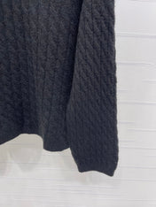 MIUMIU HALF-ZIP KNITTED PULLOVER WITH COLLAR STYLE 486