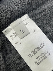 THOM 26S ROUND-NECK KNIT CARDIGAN 302