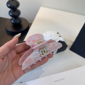 CHANEL 26S HAIR CLIP IN PINK ACRYLIC 503143