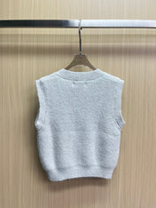 LOEWE 26S V-NECK KNIT VEST 652
