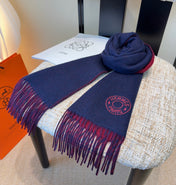 HERMES 26S SCARF 190 IN CASHMERE WOOL BLEND 492190