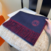 HERMES 26S SCARF 190 IN CASHMERE WOOL BLEND 492190