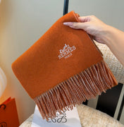HERMES 26S LONG SCARF 190 IN WOOL 502168