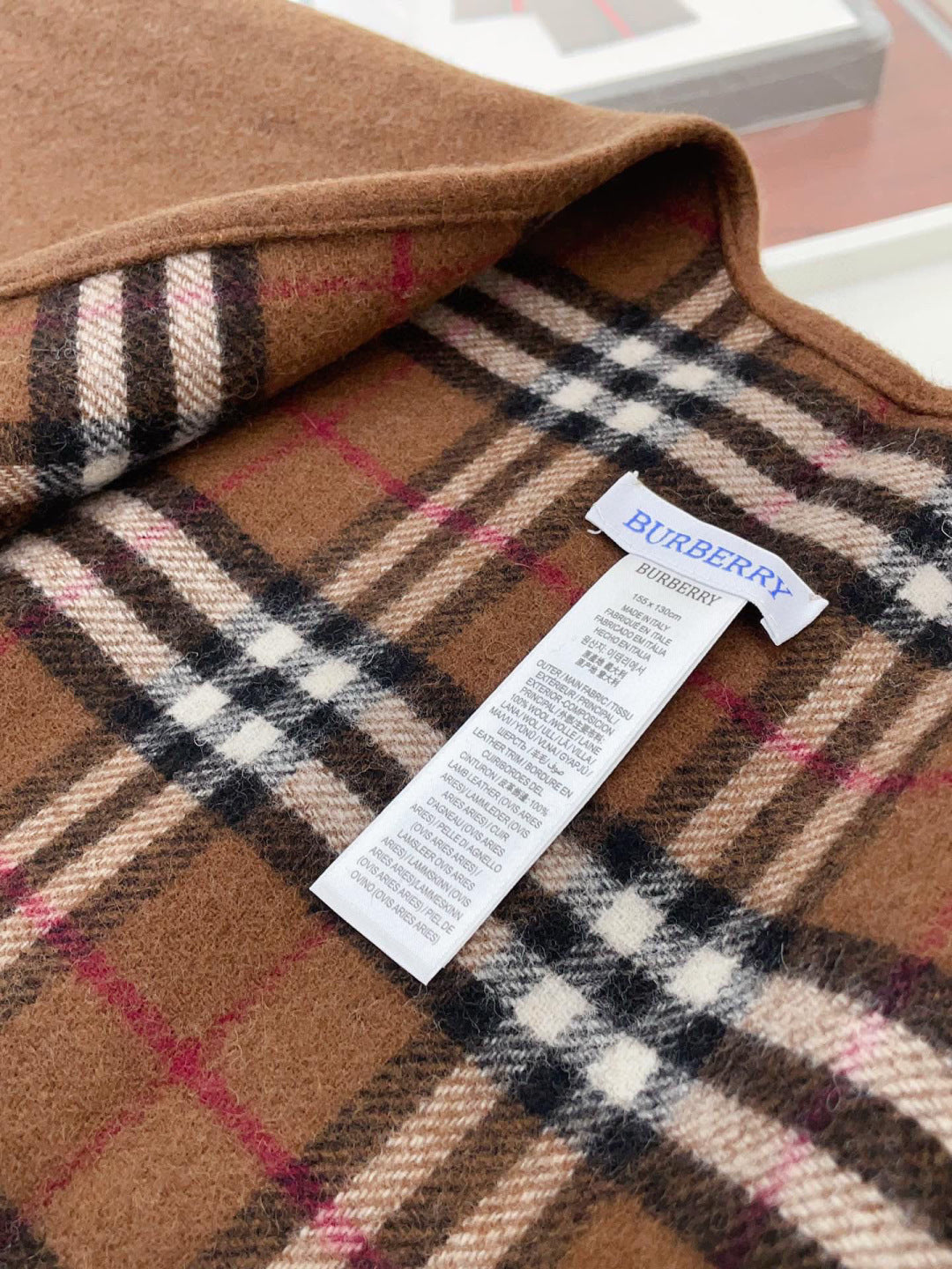 BURBERRY 25S DOUBLE-FACED CASHMERE COAT 209