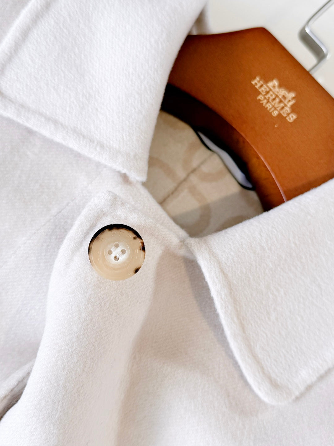 HERMES 25S BELTED CASHMERE PEACOAT 268