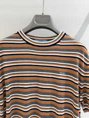 PRADA 26S SHORT-SLEEVE KNIT TOP 1078