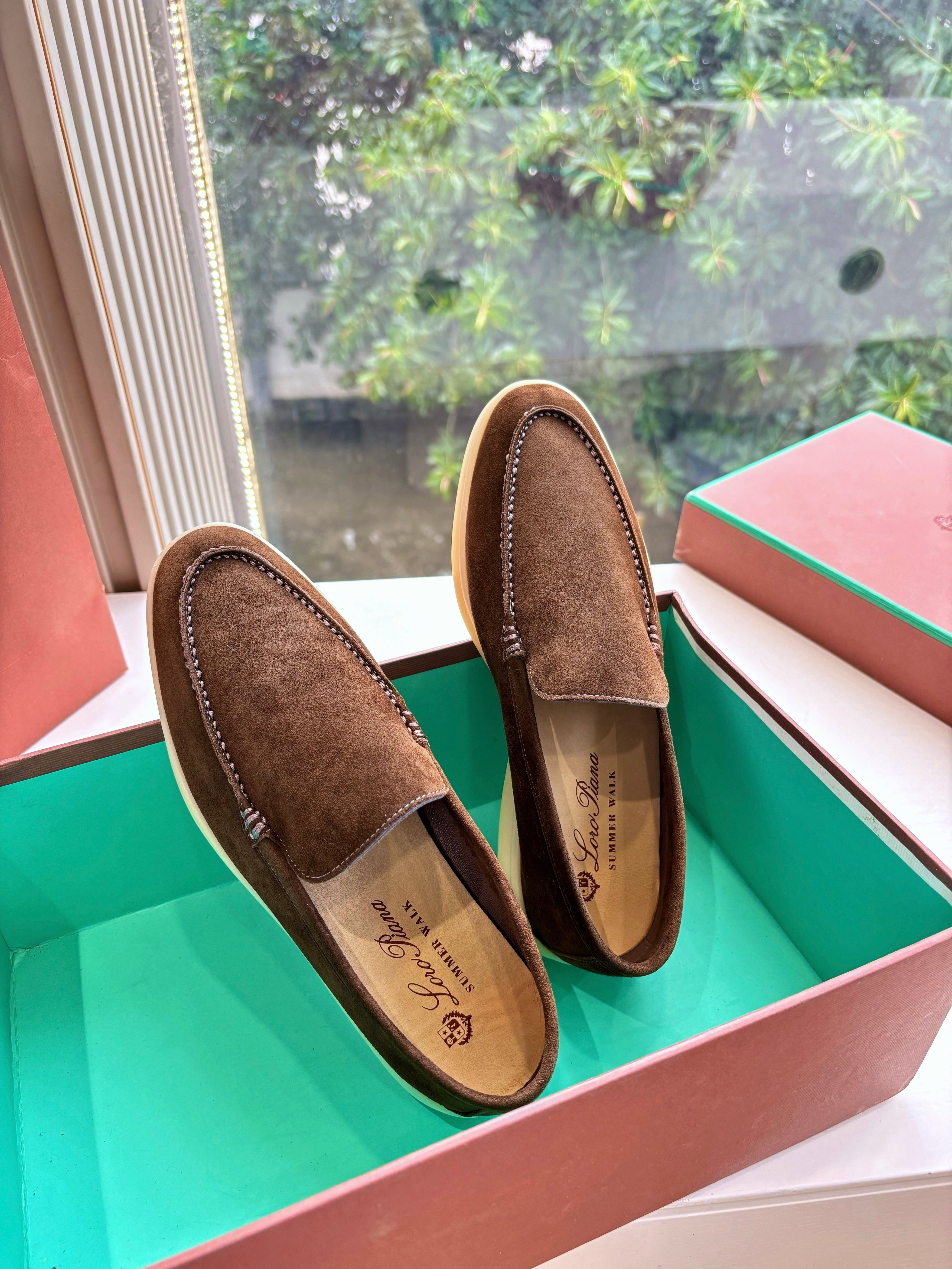 LP LOAFERS 25S IN BROWN CASHMERE