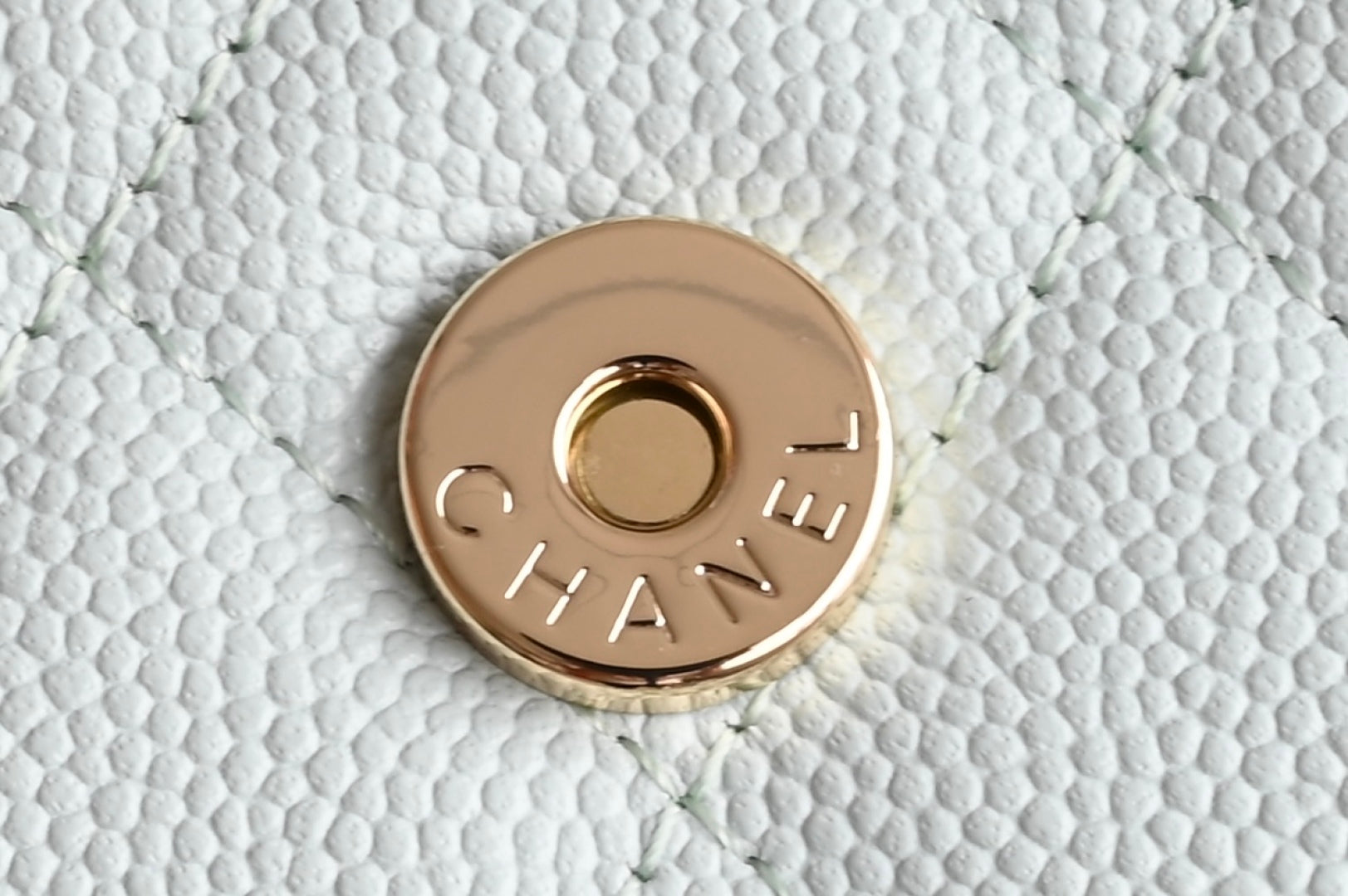 CHANEL 25S KELLY 18 CM IN SOFT MINT BLUE LAMBSKIN