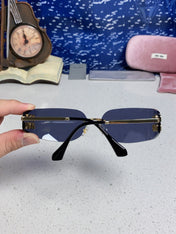 MIUMIU 26S SHIELD FRAME IN METAL 436119