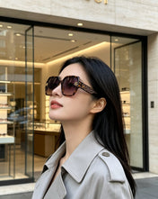 GUCCI 26S OVERSIZED SQUARE FRAME IN ACETATE 424518