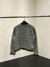 CHANEL 26S FRINGED TWEED JACKET 1596