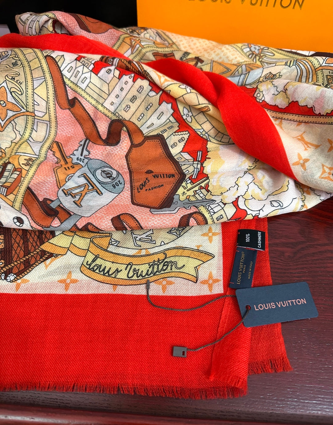 LV 26S SCARF 200 IN CASHMERE 316862