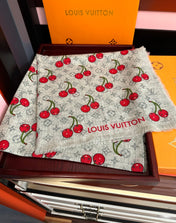 LV 26S SCARF 140 IN CASHMERE AND SILK 316833
