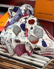 LV 26S SCARF 140 IN CASHMERE AND SILK 319899
