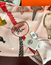 HERMES 26S SCARF 90 IN SILK 492531