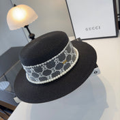 GUCCI 26S WIDE-BRIMMED STRAW HAT 259