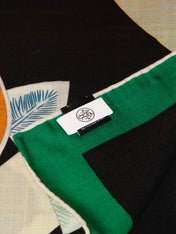 HERMES 26S SCARF 140 IN SILK AND CASHMERE 498506