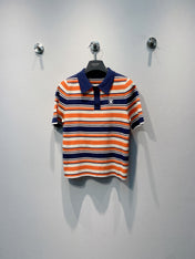 CELINE 26S STRIPED SHORT-SLEEVE POLO SHIRT 442