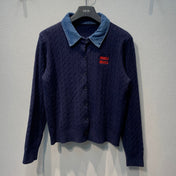 MIUMIU 26S LONG-SLEEVE KNIT SWEATER 1384