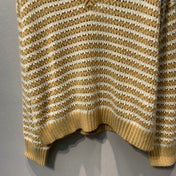 MAXMARA 26S V-NECK STRIPED KNIT SWEATER 247