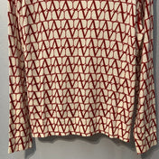 VALENTINO 26S LONG-SLEEVE CREW NECK KNIT TOP 326